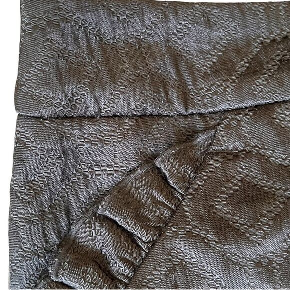 Ann Taylor LOFT Black Pencil Skirt with Ruffled Front Pockets Size 4 - Picture 9 of 9